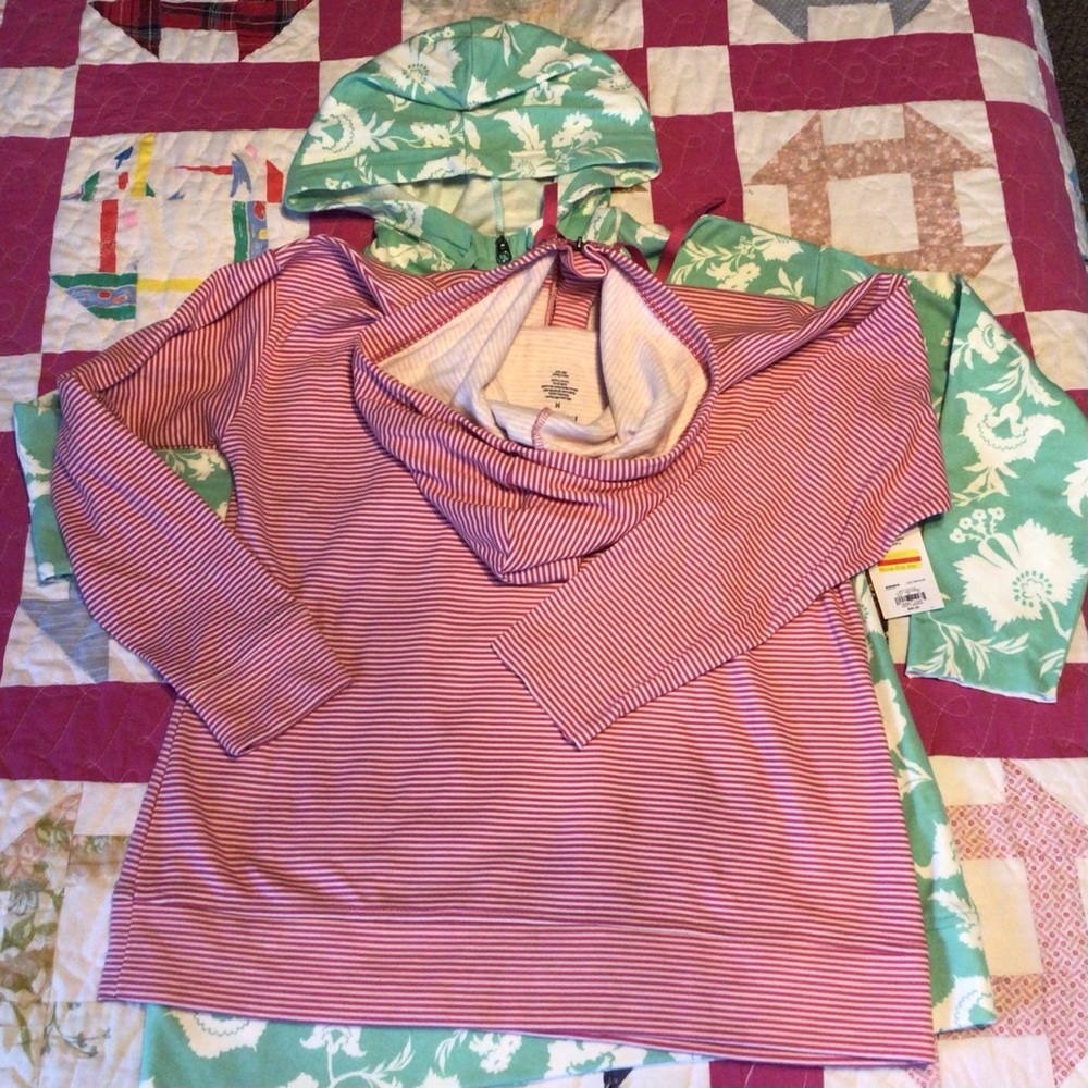 Beautiful bundle of Croft & Barrel 1/4 zip pullover hoodies. New! One with tag.